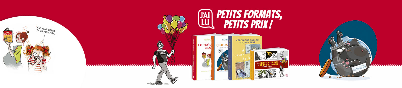 Lire la suite à propos de l’article J’ai Lu sort des cases : Le Petit Grumeau illustré et Chat-Bouboule de Nathalie Jomard